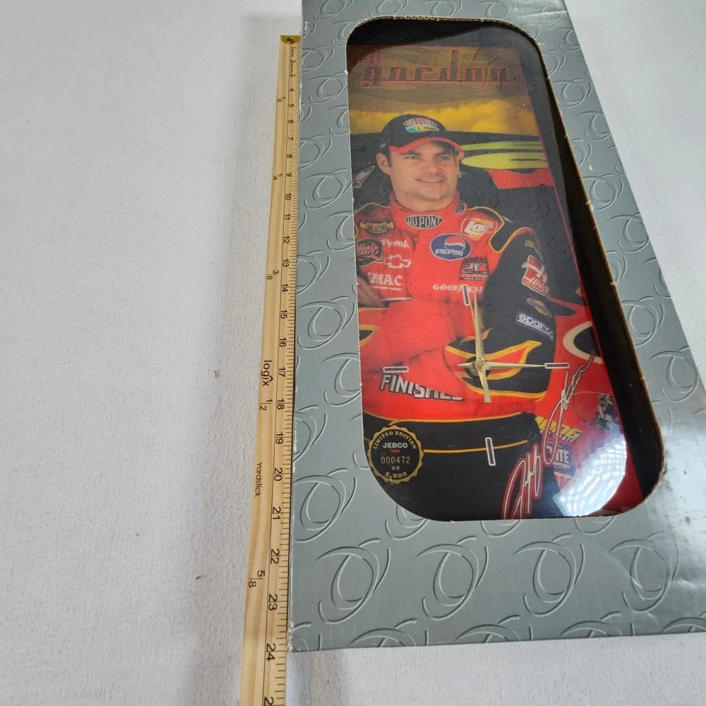 Jebco Clocks Jeff Gordon NASCAR Wall Clock Limited Edition 472/5000 24 DuPont